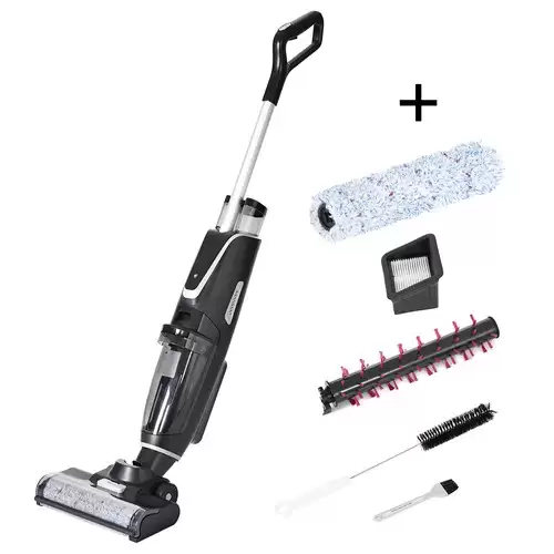 Pay Only $209.99 For 3 In 1 Cordless Wet And Dry Vacuum Cleaner Floor Cleaner With Two-tank System Two Brushes For Carpets And Hard Floors With This Coupon Code At Geekbuying