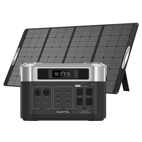 Pay Only $2,067.28 For Oukitel Bp2000 Portable Power Station + Oukitel Pv400 Solar Panel, 2048wh/640000mah Lifepo4 Battery Solar Generator, 2200w Ac Output, 2000w Ups, 1800w Ac Charging, Expand Up To 7 Battery Packs, 15 Outputs With This Coupon Code At Geekbuying