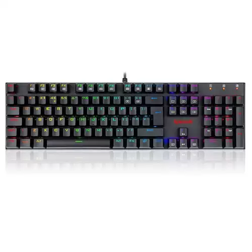 Pay Only $45.99 For Redragon 105key K565-rgb Mechanical Keyboard Rgb Backlight Uk Layout Aluminum Base Red Switch - Black With This Coupon Code At Geekbuying