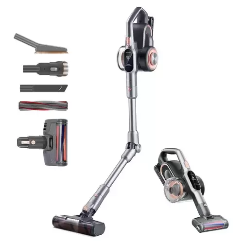 Pay Only $299.00 For Jimmy H10 Pro Flexible Smart Handheld Cordless Vacuum Cleaner 245aw 26kpa Suction Intelligent Dust Sensor 3000mah Battery 90min Run Time 600ml Dust Cup Lcd Screen With 6 Led Headlights - Silver With This Coupon Code At Geekbuying