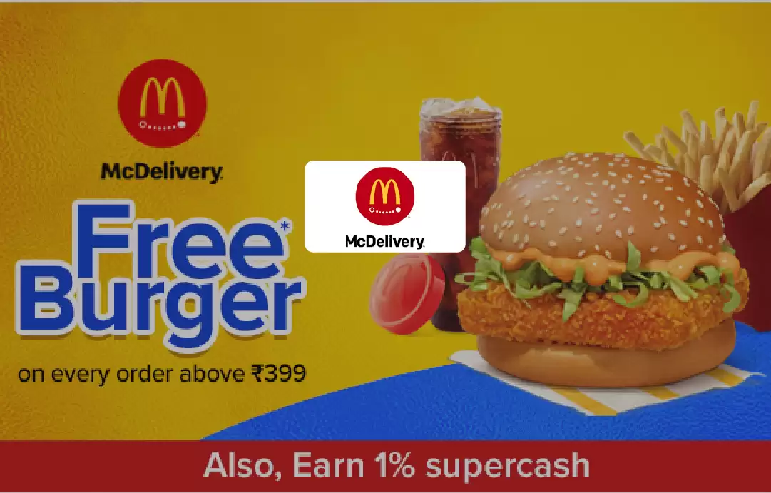 Get Upto Rs.150 Cashback On Mcdelivery App Pay Via Mobikwik At Mcdonalds