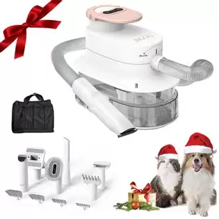 Pay Only $90.22 For Jigoo P300 Dog Clipper With Vacuum Cleaner, 11-in-1 Professional Pet Care Set,3 Speed Modes, 4l Dust Cup, 4 Guide Combs, Low Noise For Dogs Cats - Eu Plug With This Coupon Code At Geekbuying