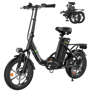 Order In Just $528.64 Isinwheel U4 Electric Bike, 500w Motor, 36v 10.4ah Battery, 16*2.15-inch Tires, 25km/h Max Speed, 88km Range, Disc Brakes, Dual Suspension - Black With This Discount Coupon At Geekbuying