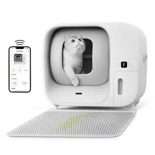 Pay Only $427.15 For Furbulous Automatic Self-cleaning And Self-packing Cat Litter Box, Smarter Care With App Control, 60l Large Capacity, Auto-cleaning, Perfect For Large-sized Cats And Multi-cats Family (upgraded) With This Coupon Code At Geekbuying