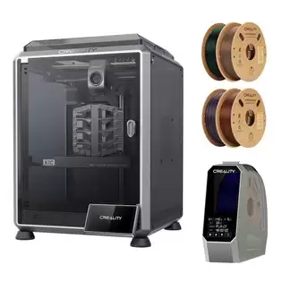 Order In Just €595.00 Creality K1c 3d Printer + Space Pi Filament Dryer + 4kg Creality Hyper Pla-cf Filament(1kg Dark Green+1kg Greyish Yellow+1kg Purple+1kg Ochre) With This Discount Coupon At Geekbuying