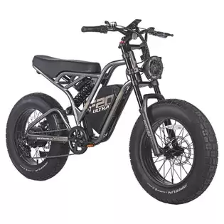 Pay Only $1,849.00 For Fafrees F20 Ultra Electric Bike, 750w Motor, 48v 25ah Battery, 20*5-inch Fat Tires, 25km/h Max Speed, 80-100km Range, Shimano 7 Speed, Mechanical Disc Brakes - Grey With This Coupon Code At Geekbuying