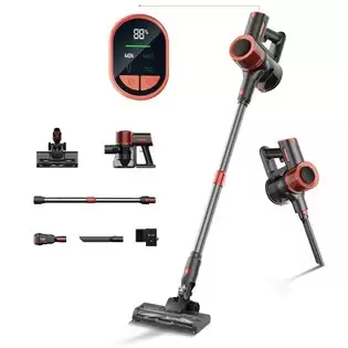 Pay Only $99.99 For Jigoo C200 Cordless Vacuum Cleaner, 23kpasuction, 40min Runtime, 2 Work Modes, Telescopic Metal Tube & Led Headlight, Gray With This Coupon Code At Geekbuying