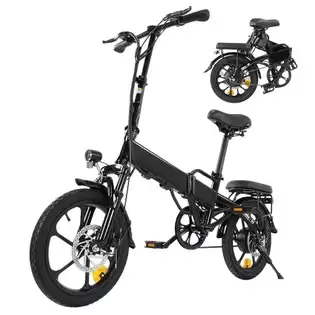 Pay Only $450.63 For Isinwheel U3 Electric Bike, 500w Motor, 36v 7.8ah Battery, 16*1.75-inch Tire, 25km/h Max Speed, 55km Range, Front & Rear Hydraulic Disc Brakes, Front Suspension, Lcd Display - Black With This Coupon Code At Geekbuying