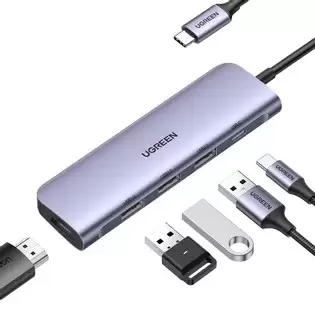 Order In Just $29.99 Ugreen Usb C Hub With 4k Hdmi, 5-in-1 Type C Otg Hub Multi-port Adapter, Thunderbolt 3 Dock With 3 Usb 3.0 Ports With This Discount Coupon At Geekbuying
