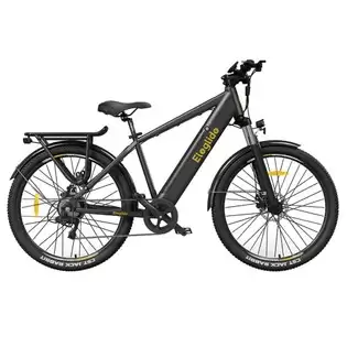 Order In Just €500.00-30.00 Eleglide T1 Electric Trekking E-bike 27.5 Inch Tires 36v 13ah Battery 250w Motor Shimano 7 Gears, Max Speed 25km/h Max Range 100km Ipx4 Waterproof Dual Disk Brake - Black With This Discount Coupon At Geekbuying
