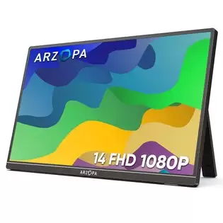 Order In Just $91.36 Arzopa A1s 14-inch Portable Monitor, 1920*1080 Fhd 16:9 Ips Screen, 60hz Refresh Rate, 1w*2 Built-in Speakers, 1*mini Hdmi, 2*full Function Type-c, External Monitor For Laptop Pc Phone Xbox Ps4/5 Switch With This Discount Coupon At Geekbuying