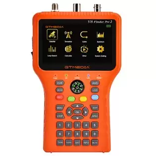 Pay Only $95.64 For Gtmedia V8 Finder Pro 2 Satellite Finder Atsc-c Digital Satellite Signal Detector, Support Dvb-s2x/s2/s, Dvb-t2/t, Dvb-c - Orange, Eu Plug With This Coupon Code At Geekbuying