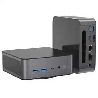 Order In Just $391.38 Gxmo H90 Mini Pc, Intel I7-11390h 4 Cores 8 Threads Up To 5.0 Ghz, 16gb Ddr4 Ram 1tb Ssd, Wifi 6 Bluetooth 5.0, Dp (8k) Hdmi (4k) Type-c (4k) Triple Screen Display, 4*usb3.2, 2*2.5g Rj45, 1*audio Jack - Eu Plug With This Coupon At Geekbuying
