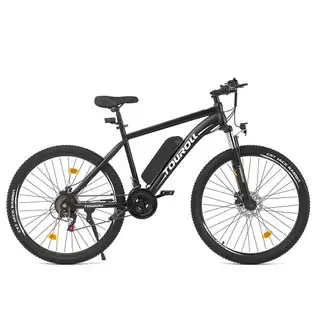 Order In Just €499.00 Touroll U1 26-inch Off-road Tire Electric Mtb Bike With 250w Motor, 36v 13ah Removable Battery, Max 65km Range, Shimano 21-speed Gear Shimano 21-speed Disc Brake Ipx4 Waterproof - Black With This Discount Coupon At Geekbuying