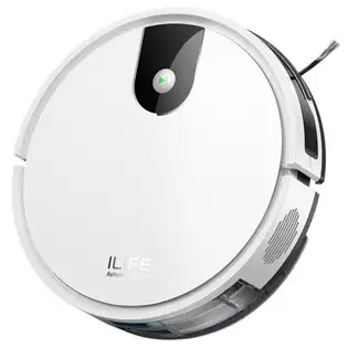 Pay Only $93.90 For Ilife G9 Robot Vacuum Cleaner With Mop Function, 3000pa Suction, 100mins Runtime, 200ml Dustbin, Four Cleaning Modes, Support Alexa & Google, Ideal For Pet Hair, Carpets And Hard Floors- White With This Coupon Code At Geekbuying