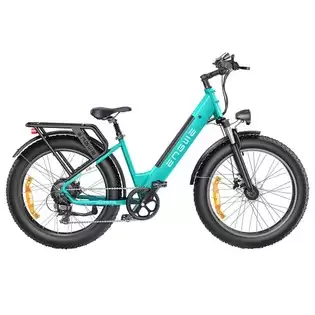 Pay Only $1099.00 For Engwe E26 Step-thru Electric Bike, 48v 16ah Battery 750w Motor Mountain Bike Shimano 7-speed Gear 87 Miles Max Range 28mph Max Speed 26*4.0 Inch Fat Tire 150kg Load Hydraulic Disc Brake - Gem Blue With This Coupon Code At Geekbuying