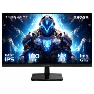 Order In Just €179.99 Titan Army P27gr Gaming Monitor, 27-inch 2560*1440 16:9 Fast Ips Screen, 180hz Refresh Rate, 1ms Gtg, 99% Srgb, Hdr10, Adaptive-sync, Gaming Mode, Dynamic Od, Pbp & Pip Display, Low Blue Light, Adjustable Tilt, Vesa Wall Mounting With This Discount Coup