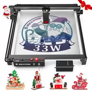 Pay Only €799.99 For Mecpow X5 Pro Laser Engraver Cutter, 33w Laser Power, Auto Air Assist, 0.08x0.1mm Laser Spot, 28000mm/min Engraving Speed, Safety Lock, Emergency Stop, Flame Detection, Offline Engraving, 600x600mm With This Coupon Code At Geekbuying