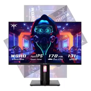 Pay Only €224.00 For Ktc H27t22 27-inch Gaming Monitor 2560x1440 Qhd 16:9 Eled 170hz Fast Ips Panel Screen 1ms Gtg Response Time 99% Srgb Hdr10 Low Motion Blur Compatible With Freesync G-sync Usb 2xhdmi2.0 2xdp1.4 Audio Out Horizontal & Vertical Rotated Vesa Mount With This