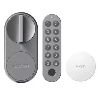 Pay Only €129.99 For Lockin G30 Smart Door Lock,6-in-1 Quick Keyless Entry Door Lock With App, Wifi, Bluetooth, Fingerprint And Keypad, Compatible With Alexa & Google, Easy-install Smart Lock, Grey With This Coupon Code At Geekbuying