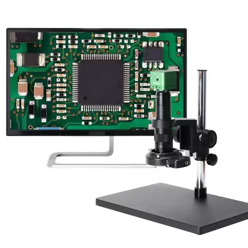 Pay Only $257.24 For Hayear Digital Microscope, Hd 4k 41mp, 180x C-mount Lens, 144 Led Light - Eu Plug With This Coupon At Geekbuying