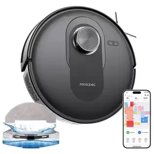 Pay Only $180.92 For Proscenic Q8 Robot Vacuum And Mop Combo, 4200 Pa Suction, Lidar Nav, 200min Runtime, Automatic Self-charging, App Control, 350ml Dustbin, 250ml Water Tank, For Indoor Floor, Pet Hair, Carpet With This Coupon Code At Geekbuying