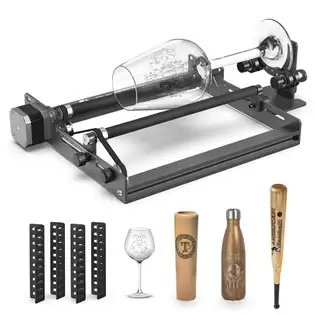 Order In Just $69.74 Mecpow G3 Pro Rotary Roller With Risers, 360 Degrees Engraving For Cylindrical Objects With This Discount Coupon At Geekbuying