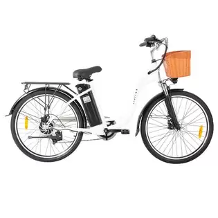 Order In Just €649.00 Dyu C6 Electric Bicycle 26 Inch 350w Motor Max Speed 25km/h 36v 12.5ah 70km Max Range - White With This Discount Coupon At Geekbuying