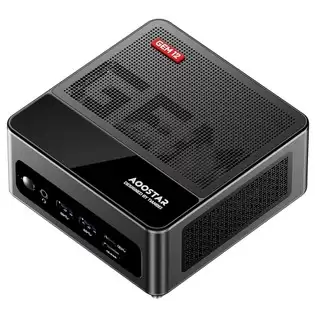 Pay Only €649.00 For Aoostar Gem12 Mini Pc, Amd Ryzen 7 8845hs 8 Core Up To 5.1ghz, 32gb Ddr5 Ram 1tb Pcle 4.0 Ssd, Hdmi 2.1 + Dp 1.4+ Usb 4 + Type-c 4k 120hz Four Screen Display, Wifi 6 Bluetooth 5.2, 2*2.5g Lan, 2*usb3.2 2*usb2.0 1*oculink, Adjustable Bios - Black With Th