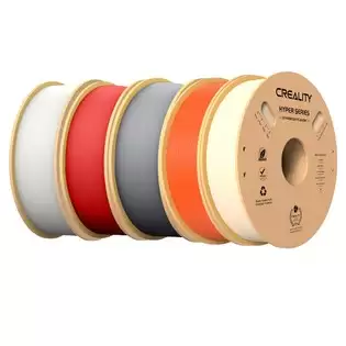 Pay Only $78.34 For 5kg Creality Hyper-pla Filament - (1kg Red + 1kg White + 1kg Grey + 1kg Orange + 1kg Skin Color) With This Coupon Code At Geekbuying