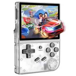 Order In Just $57.53 Anbernic Rg35xx Game Console 64gb+128gb 8000 Games - White Transparent With This Coupon At Geekbuying