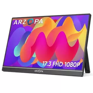 Order In Just $152.95 Arzopa A1m 17.3-inch Portable Monitor, 1920*1080 Fhd 16:9 Ips Screen, 60hz Refresh Rate, 1w*2 Built-in Speakers, 1*mini Hdmi, 2*full Function Type-c, Built-in Kickstand With This Discount Coupon At Geekbuying