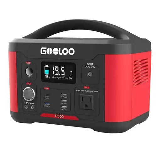 Order In Just $549 Gooloo P600 Portable Power Station, 626wh Mppt Solar Generator, 600w Pure Sine Wave Ac Outlet, 9 Outputs, Led Flashlight With This Coupon At Geekbuying