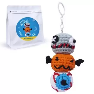 Pay Only $11.23 For Nestledcrafts Halloween Crochet Kit For Beginners, Amigurumi Knitting Kit, With Step-by-step Video Tutorials - Booballs With This Coupon Code At Geekbuying