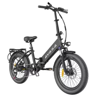 Pay Only $887.42 For Avaka K300 Folding Electric Bike, 350w Motor, 36v 16ah Battery, 20*3.0 Inch Tires, 31km/h Max Speed, 100km Range, Front & Rear Disc Brakes, Lcd Display, Shimano 7-speed - Black With This Coupon Code At Geekbuying