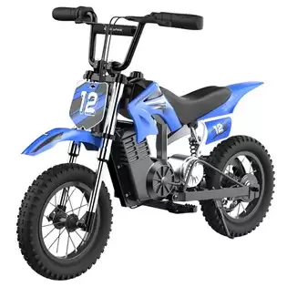 Pay Only €274.00 For Isinwheel A12 Kids Electric Dirt Bike, 350w Motor, 36v 5.2ah Battery, 12-inch Pneumatic Tires, 25km/h Max Speed, 22km Range, 3 Speed Modes, Dual Shock Absorbers, Handle Brake + Rear Wheel Parking Brake - Blue With This Coupon Code At Geekbuying