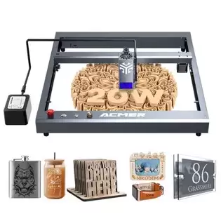 Order In Just $521.32 Acmer P2 20w Laser Engraver Cutter, Fixed Focus, Engraving At 30000mm/min, Ultra-silent Auto Air Assist, 0.01mm Engraving Accuracy, Ios Android App Control, Pre-assembled, 420*400mm With This Discount Coupon At Geekbuying