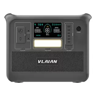 Pay Only €649.00 For Vlaian W2000 Portable Power Station, 1536wh Lifepo4 Solar Generator, 2000w Ac Output, 1.5 Hours Fast Charging, Pd 100w Usb-c, Ups Function, Led Light, 13 Outputs - Grey With This Coupon Code At Geekbuying