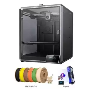 Pay Only €1729.00 For Creality K1 Max 3d Printer + Raptor 3d Scanner + 6kg Creality Hyper-pla - Black + Skin Color + Yellow + Green + Orange + Brown With This Coupon Code At Geekbuying