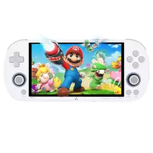 Order In Just $68.74 Trimui Smart Pro Gaming Handheld With 64gb Tf Card, 4.96in 720p Ips Screen, Linux Os, 1gb Ram/8gb Storage, 5 Hours Playtime - White With This Coupon At Geekbuying