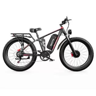 Order In Just €1249.00 Duotts S26 Electric Bike 750w*2 Motors 50km/h Max Speed 26*4.0 Inch Inflatable Fat Tires 48v 20ah Samsung Battery 120km Range Shimano 7-speed 150kg Max Load - Black With This Discount Coupon At Geekbuying
