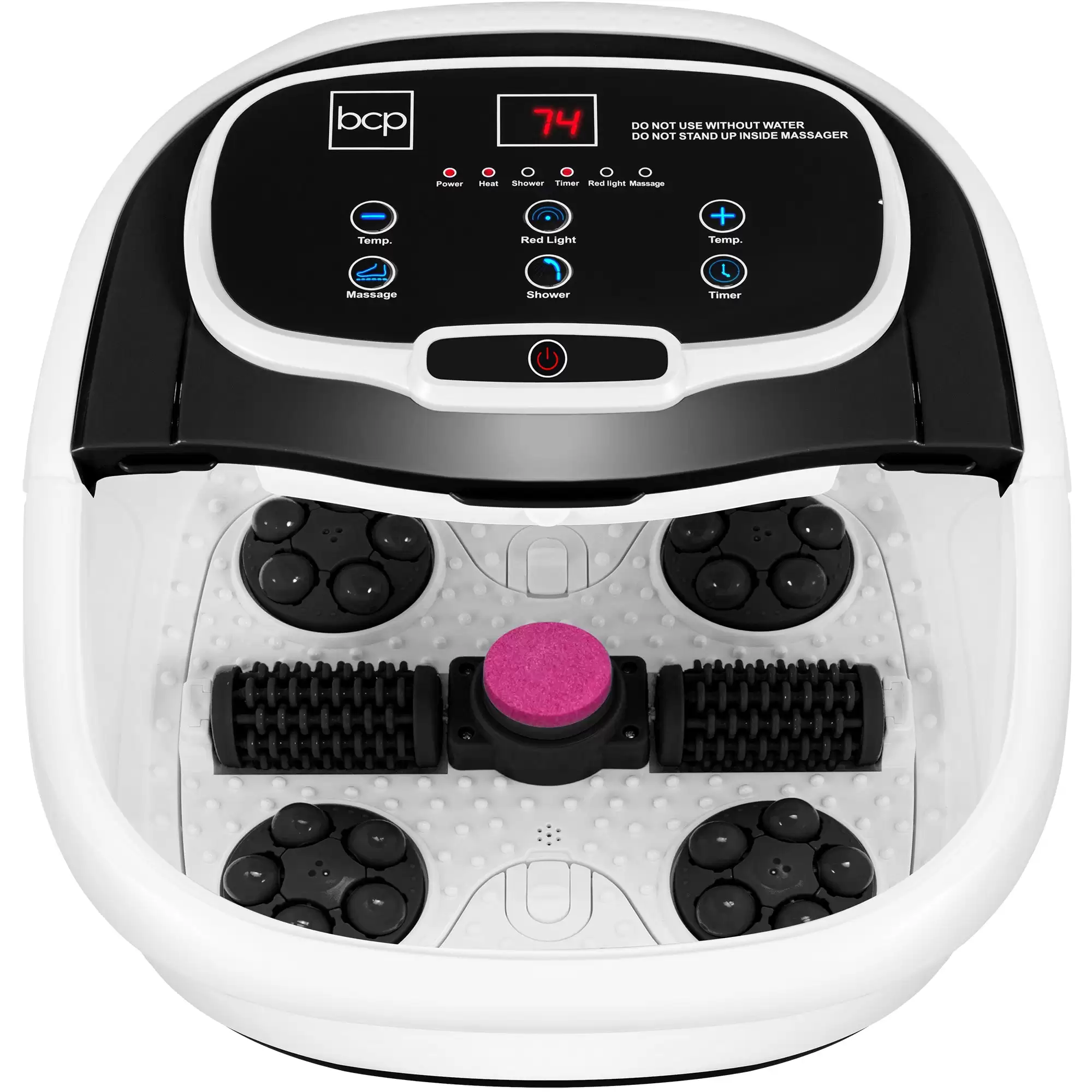 Pay $49.99 Automatic Heated Shiatsu Massage Foot Bath Spa W/ Pumice Stone - Bcpmassage With This Bestchoiceproducts Discount Voucher