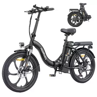 Pay Only €649.00 For Hillmiles Mileport 1 Electric Bike, 250w Motor, 36v 13ah Battery, 20*3.0-inch Tire, 25km/h Max Speed, 100km Max Range, Front Fork Suspension, Mechanical Disc Brake, Shimano 7-speed - Black With This Coupon Code At Geekbuying