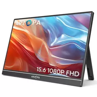 Pay Only $101.62 For Arzopa A1 15.6-inch Portable Monitor, 1920*1080 Fhd 16:9 Ips Screen, 60hz Refresh Rate, 1200:1 Contrast Ratio, 1*mini Hdmi, 2*full Function Type-c With This Coupon Code At Geekbuying