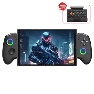 Order In Just $1,061.59 One Netbook Onexplayer X1 Mini Handheld Gaming Pc, Amd Ryzen 7 8840u 8 Cores Max 5.1ghz, 8.8'' 2560*1600 144hz Ltps Screen, 32gb Lpddr5x Ram 1tb Ssd, 2*usb4 1*usb3.2 1* Tf Card Slot 1* Oculink 1*audio, Harman Sound System, 65.02wh Battery - Eu Plug Wi