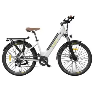 Pay Only $948.83 For Eleglide T1 Step-thru Electric Trekking Bike 27.5 Inch Cst Tires 36v 13ah Battery 250w Brushless Motor 25km/h Shimano 7 Gears 100km Max Range Ipx4 Waterproof 120kg Max Load Dual Disk Brakes - White With This Coupon Code At Geekbuying