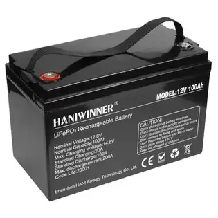 Order In Just $389.00 Haniwinner Hd009-10 12.8v 100ah Lifepo4 Lithium Battery Pack Backup Power, 1280wh Energy, 2000+ Cycles, Built-in Bms, Support In Series/parallel, Ip55 Waterproof, Perfect For Replacing Most Of Backup Power, Rv, Boats, Solar, Off-grid With This Discount