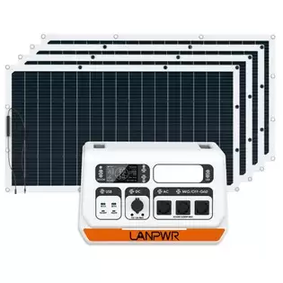 Order In Just €1799.00 Lanpwr 2200pro 2200w Portable Power Station + 4x 200w Solar Panels, Balcony Solar System, 6000 Cycles, With On-grid Inverter, 12v/12a Dc Output With This Discount Coupon At Geekbuying