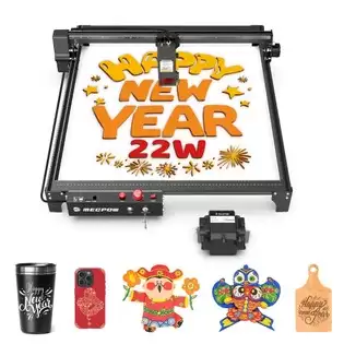 Pay Only $405.94 For Mecpow X5 22w Laser Engraver Cutter, Auto Air Assist Kit, 0.08x0.1mm Laser Spot, 28000mm/min Engraving Speed, Safety Lock, Emergency Stop, Flame Detection, Offline Engraving, 600x600mm With This Coupon Code At Geekbuying