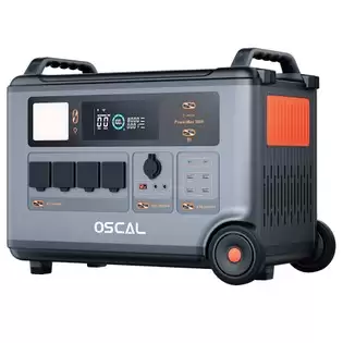 Pay Only $1,929.02 For Oscal Powermax 6000 6000w Rugged Power Station, 3600wh To 57600wh Lifepo4 Battery, 14 Outlets, 120v/240v Dual Voltage Output, 3500+ Life Circle, Smart App Control, 5 Led Light Modes, Morse Code Signal With This Coupon Code At Geekbuying